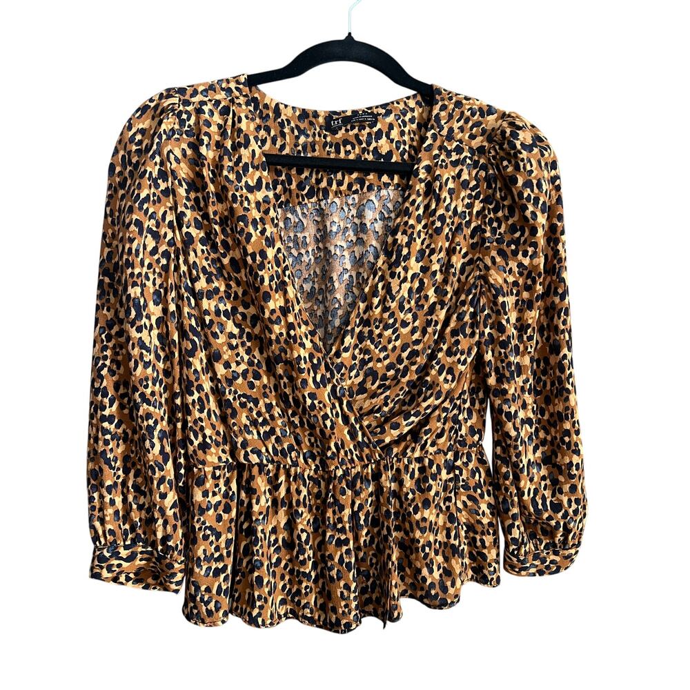 trf collection by Zara Leopard Print Blouse